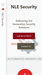 Mobile Screenshot of nlesecurity.com